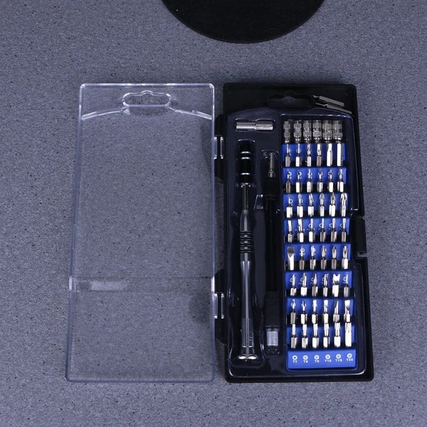 58 in Screwdriver Set Glasses Repair Kit with Screws Tool Magnetic Bits