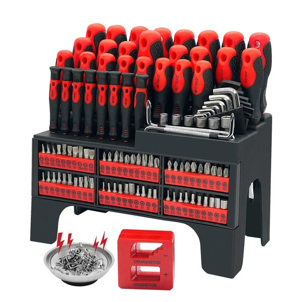 118PCS Magnetic Screwdriver Set, Screwdriver Set with Plastic Racking, Precis...