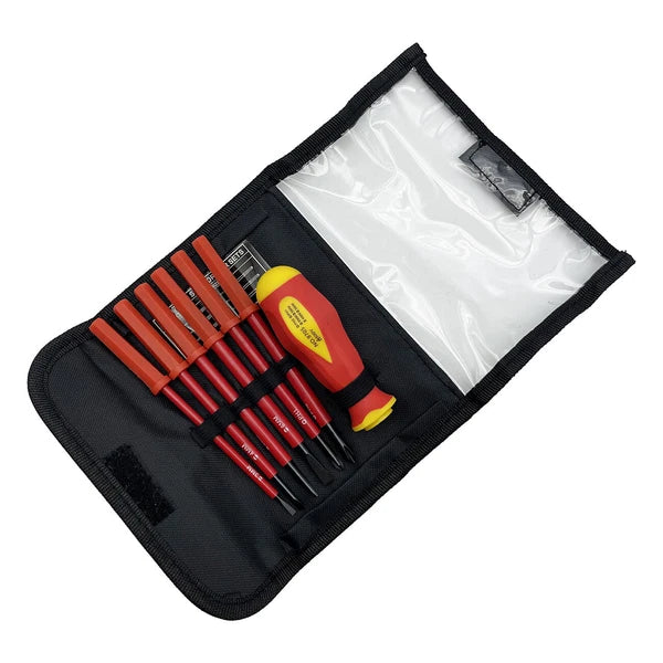 7Pcs Screwdriver Set Phillips Flat Slotted Electrician Multi-purpose Insulated