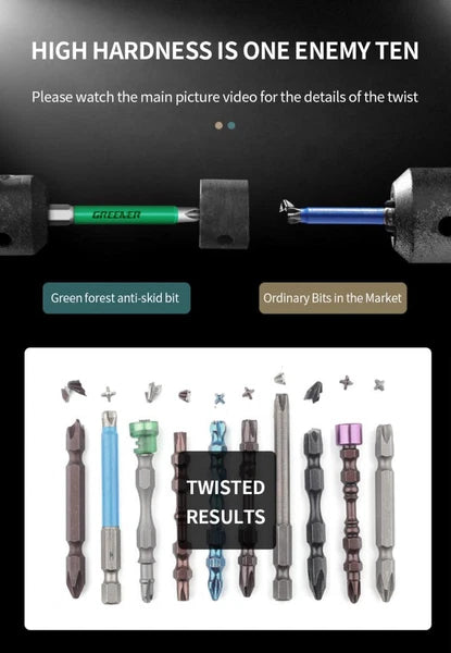 Anti Slip Magnetic Batch Head Cross High Hardness Hand Drill Bit Screw Electric