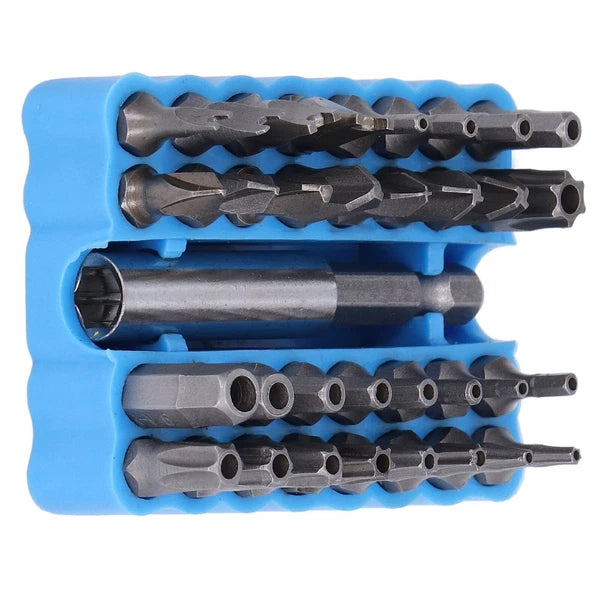 33Pcs Security Screwdriver Bit 1/4in Hex Shank Tool Set Kit for Maintenance