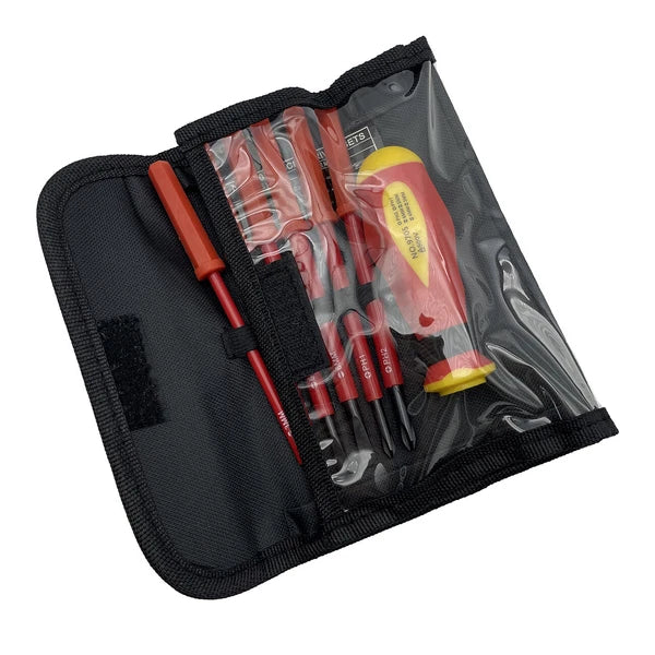 7Pcs Screwdriver Set Phillips Flat Slotted Electrician Multi-purpose Insulated
