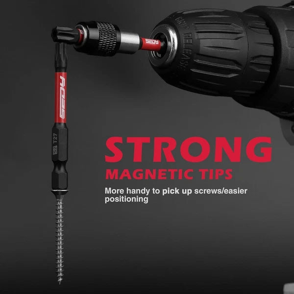 25-piece Torx Bit Set, 1''&2.5'' Security Tamper Proof Torx Impact Screwdriver B