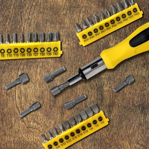 100pc Multi-Tool Screwdriver Set w/ Stand for Home Repair & DIY