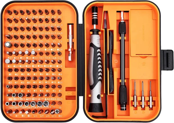 Precision Screwdriver Set, 130 in 1 Screwdriver Kit, Magnetic Repair Tool Kit wi