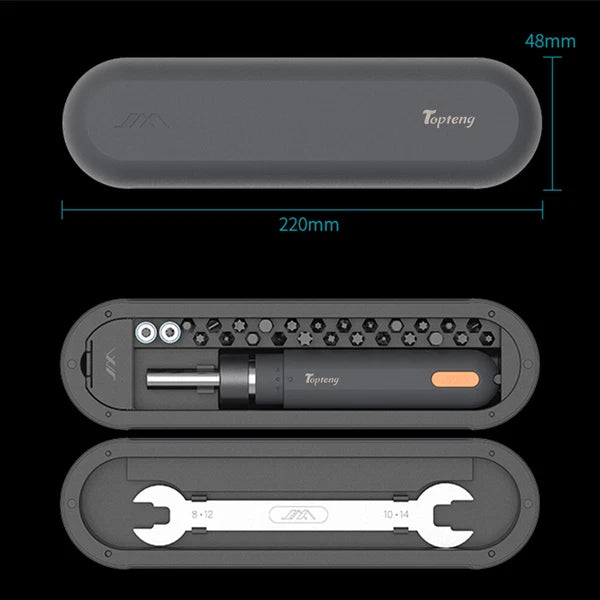 50Nm Torque Ratchet Screwdriver Set 28-in-1 Multifunctional`