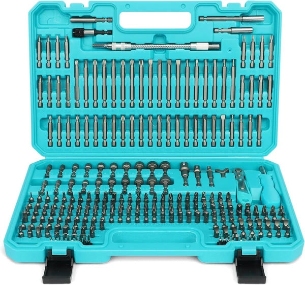 258-Piece Ultimate Screwdriver Bit Set, Chrome Vanadium Steel Driver Bit Set, S